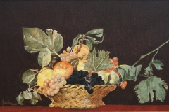 Caravaggio - Cesto de frutas en 2006